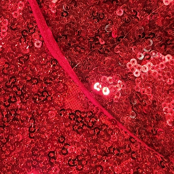 Revolve Nookie Smolder Red Sequin Gown - Picture 7 of 8
